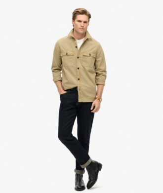 Camisa militar de manga larga