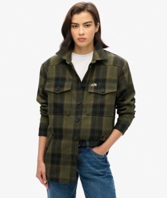 Camisa oversize a cuadros Borg