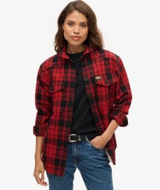 Camisa oversize a cuadros Borg