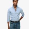 Camisa Oxford de manga larga