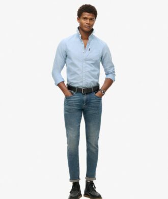 Camisa Oxford de manga larga