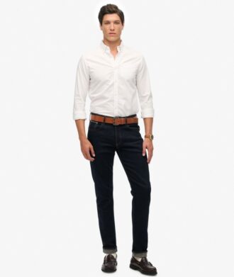 Camisa Oxford de manga larga