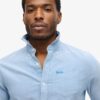 Camisa Oxford de manga larga