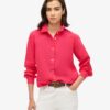 Camisas boyfriend informales de lino