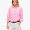 Camisas boyfriend informales de lino
