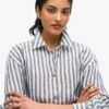 Camisas boyfriend informales de lino