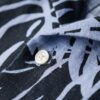 Camisas de lino estampadas con cuello abierto