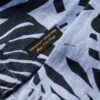 Camisas de lino estampadas con cuello abierto