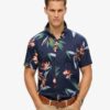 Camisas hawaianas de manga corta