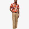 Camisas hawaianas de manga corta