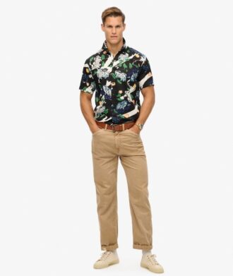 Camisas hawaianas de manga corta