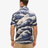Camisas hawaianas de manga corta