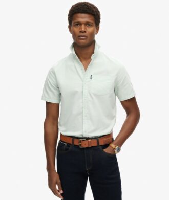 Camisas Oxford de manga corta
