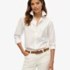 Camisas Oxford entalladas de manga larga