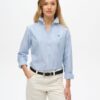 Camisas Oxford entalladas de manga larga