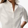 Camisas Oxford entalladas de manga larga