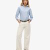 Camisas Oxford entalladas de manga larga