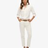 Camisas Oxford entalladas de manga larga