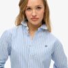 Camisas Oxford entalladas de manga larga