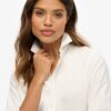 Camisas Oxford entalladas de manga larga