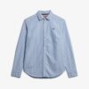 Camisas Oxford entalladas de manga larga