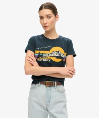 Camiseta ajustada a rayas Outdoor