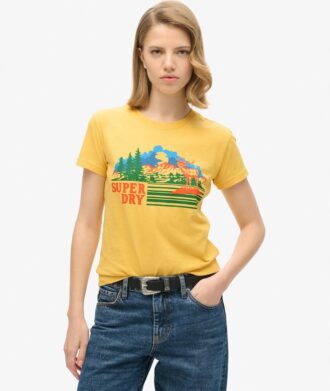 Camiseta ajustada a rayas Outdoor