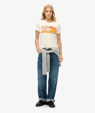 Camiseta ajustada a rayas Outdoor