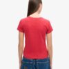 Camiseta ajustada con estampado en relieve