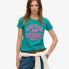 Camiseta ajustada con estampado Puff