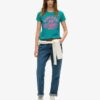 Camiseta ajustada con estampado Puff