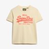 Camiseta ajustada con logo Vintage en neón