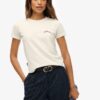 Camiseta ajustada con logotipo Essential