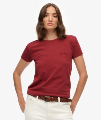 Camiseta ajustada con logotipo Essential