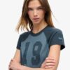 Camiseta ajustada de manga raglán de Athletic Essentials