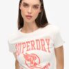 Camiseta ajustada Varsity Flocked