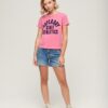 Camiseta ajustada Varsity Flocked