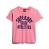 Camiseta ajustada Varsity Flocked