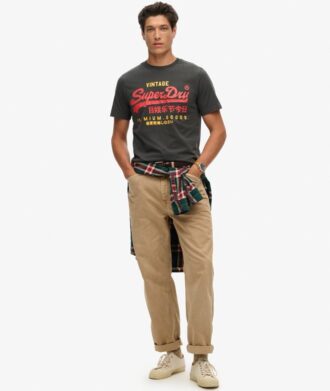 Camiseta Classic Vintage Logo Heritage
