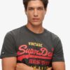 Camiseta Classic Vintage Logo Heritage