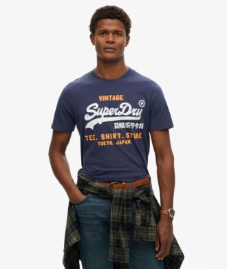Camiseta clásica con logotipo Vintage