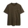 Camiseta con bolsillo y rayas texturizadas