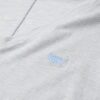 Camiseta con cuello en V bordado y efecto slub