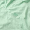 Camiseta con cuello en V bordado y efecto slub