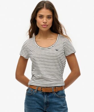 Camiseta con cuello redondo