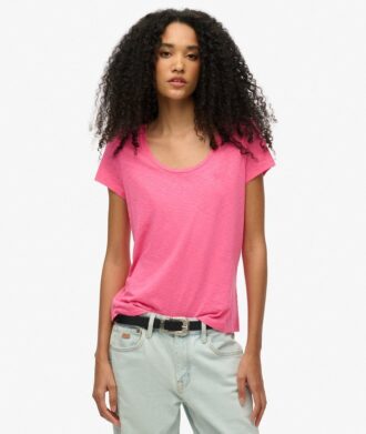 Camiseta con cuello redondo