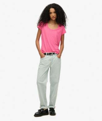 Camiseta con cuello redondo