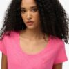 Camiseta con cuello redondo
