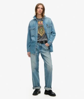 Camiseta con estampado Biker Rock