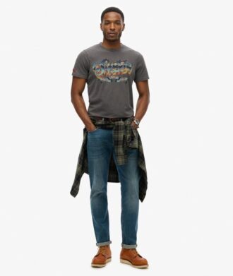 Camiseta con estampado de banda de rock